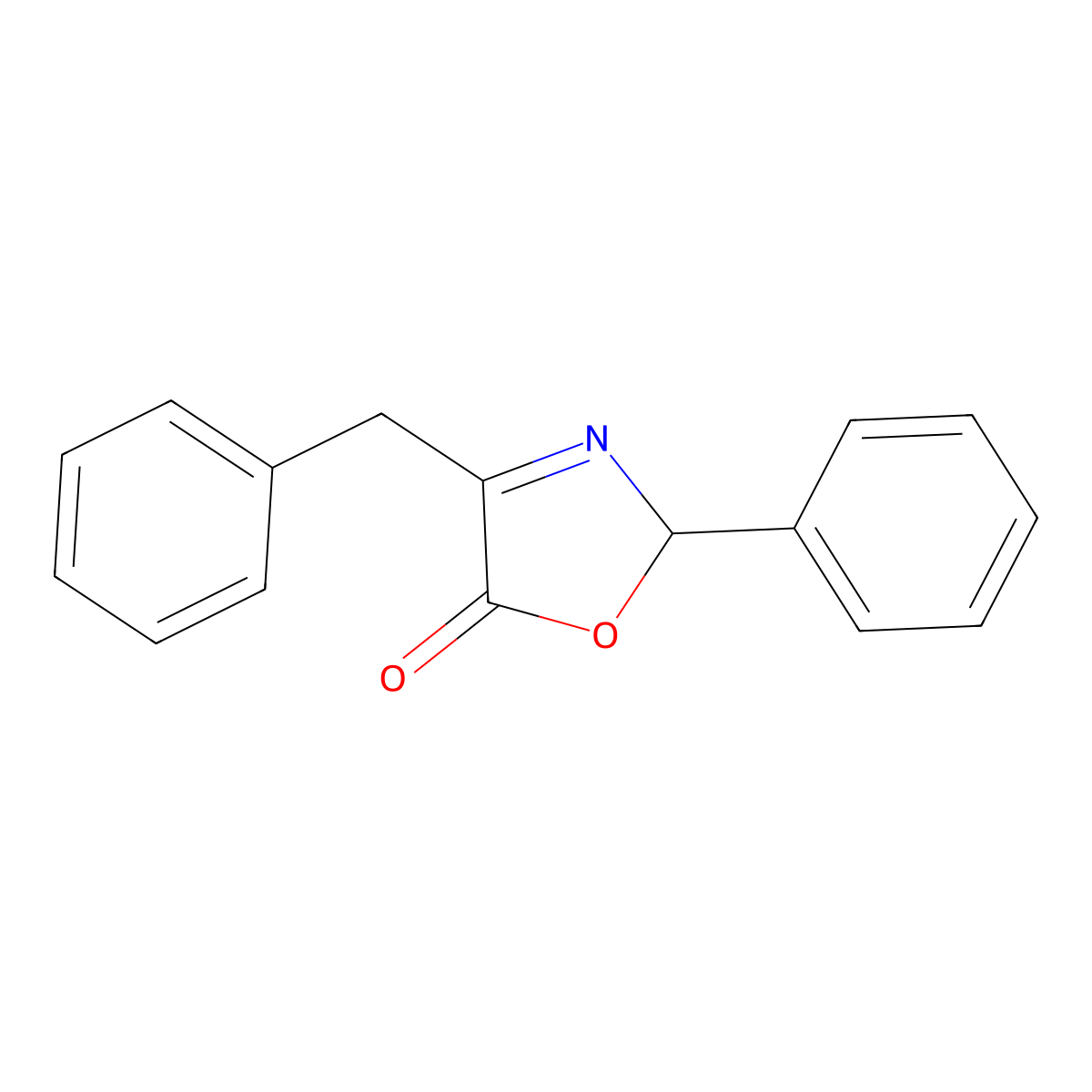 4-Benzyl-2-phenyloxazol-5(2H)-one molecular structure, CAS 1993085-91-8
