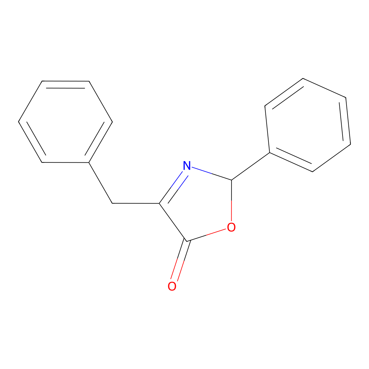 4-Benzyl-2-phenyloxazol-5(2H)-one molecular structure, CAS 1993085-91-8