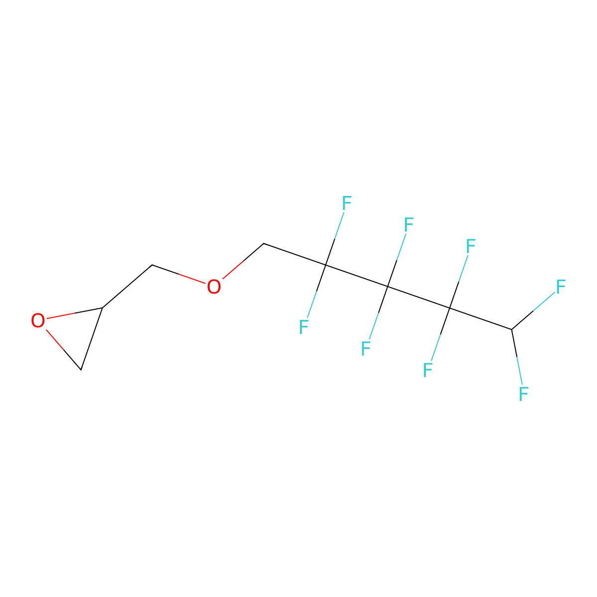 3-(1h,1h,5h-Octafluoropentyloxy)-1,2-epoxypropane molecular structure, CAS 19932-27-5