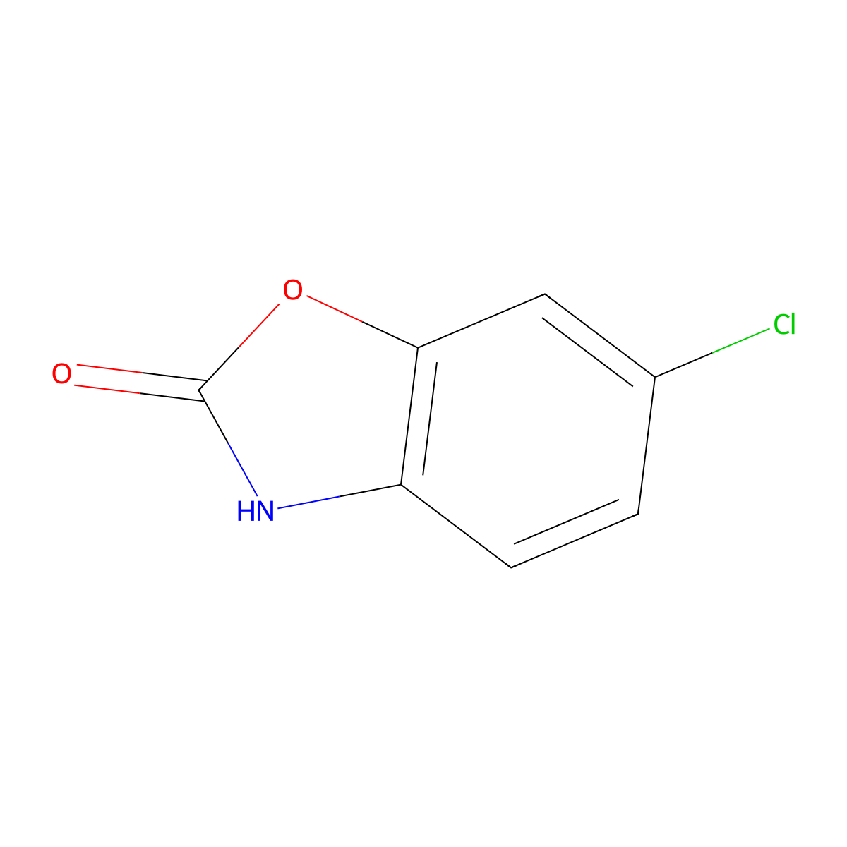 6-Chloro-2,3-dihydrobenzoxazol-2-one molecular structure, CAS 19932-84-4