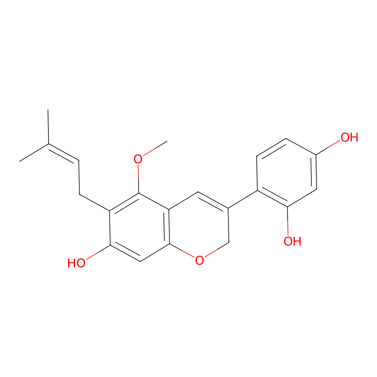Dehydroglyasperin C molecular structure, CAS 199331-35-6