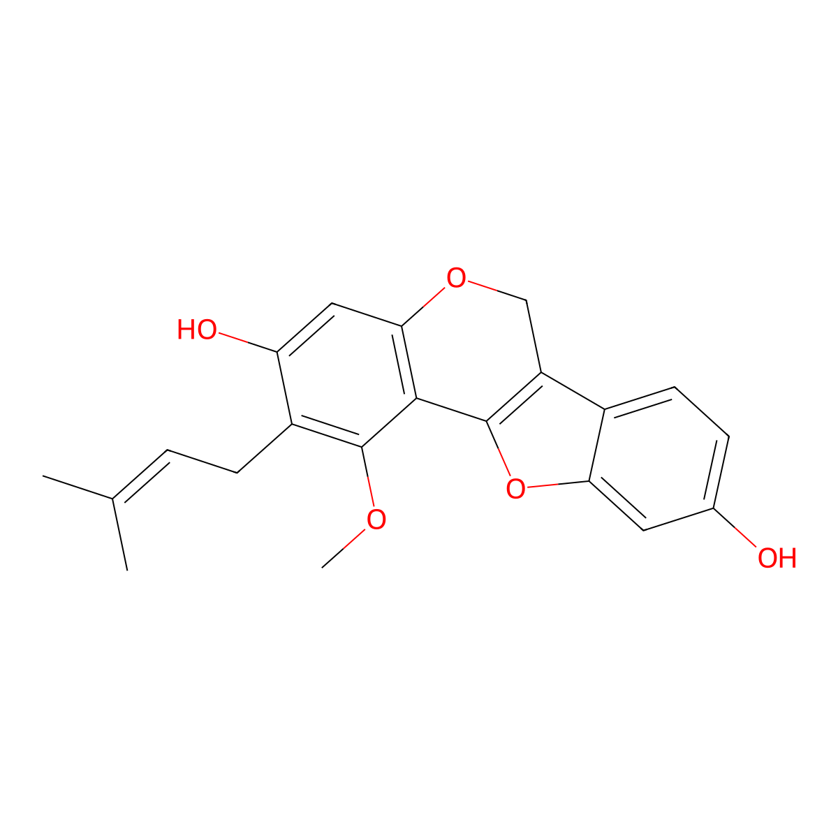 Glyurallin A molecular structure, CAS 199331-36-7