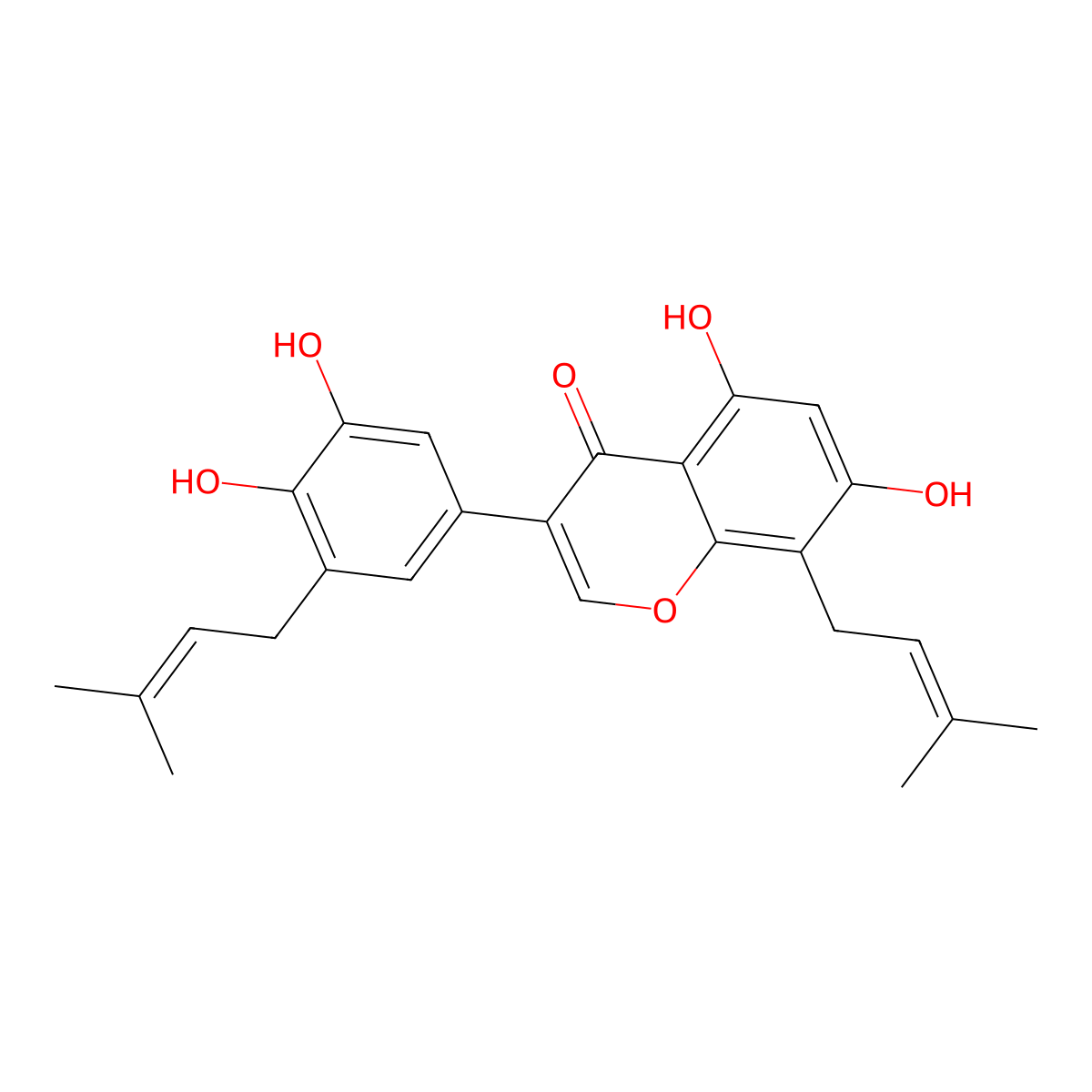 Glyurallin B molecular structure, CAS 199331-53-8