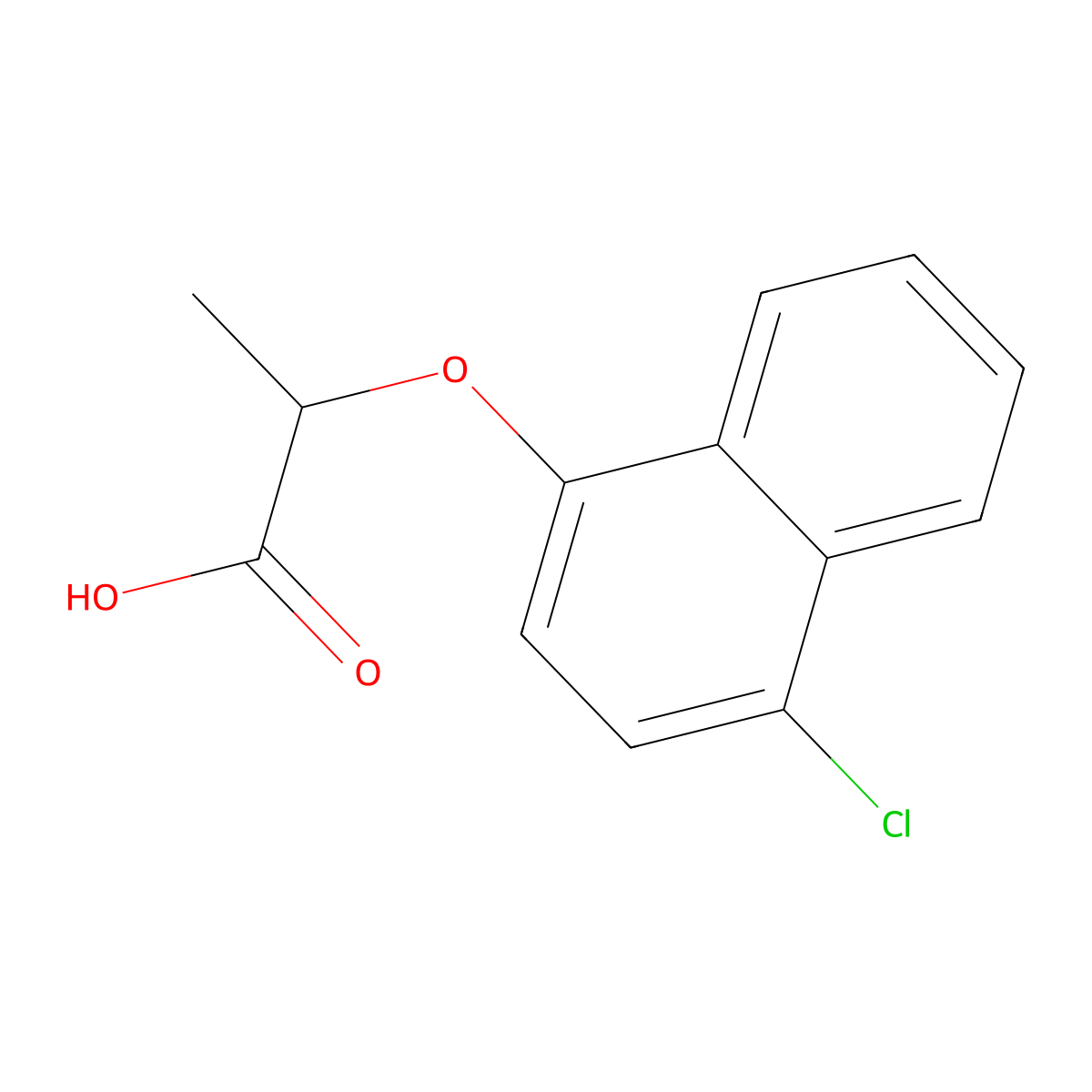 (2S)-2-[(4-chloronaphthalen-1-yl)oxy]propanoic acid molecular structure, CAS 1993346-48-7