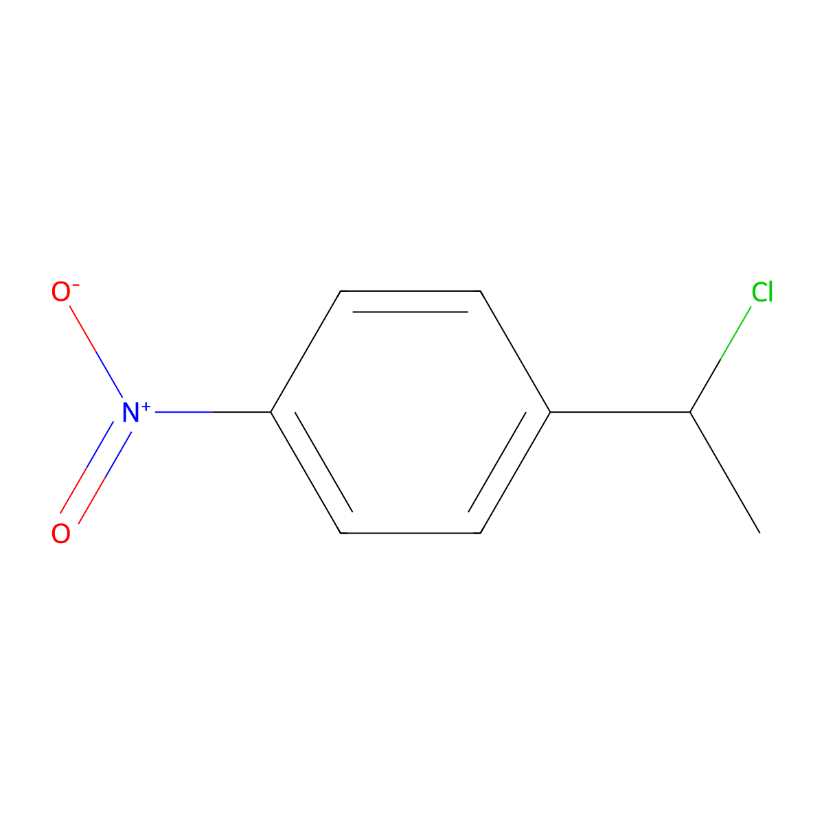 1-(1-Chloroethyl)-4-nitrobenzene molecular structure, CAS 19935-75-2
