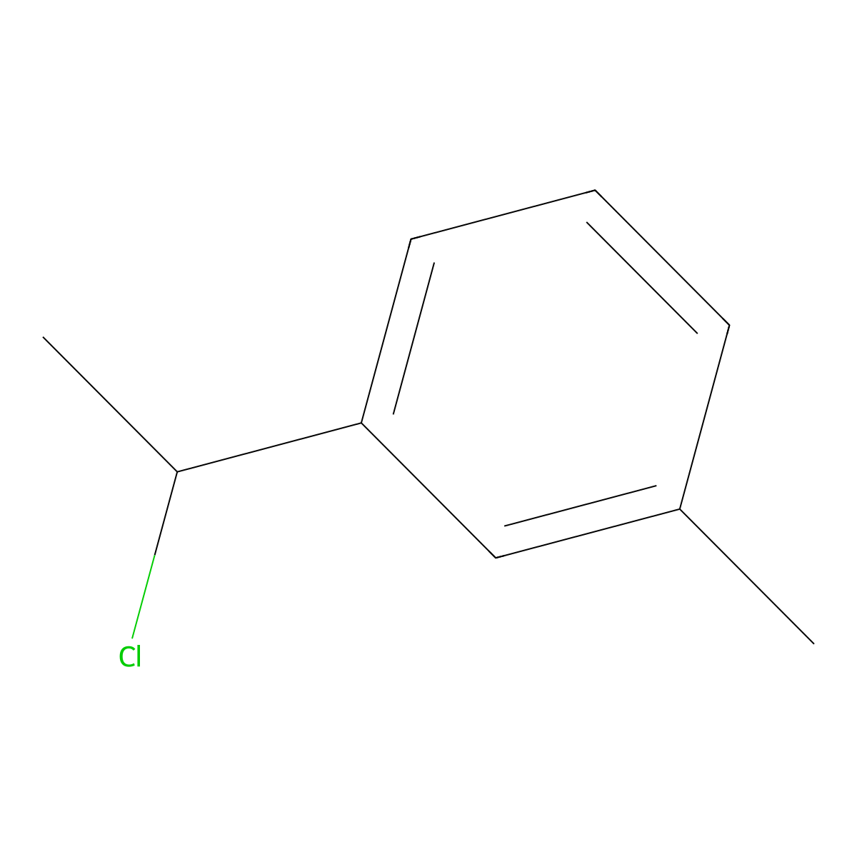 1-(1-Chloroethyl)-3-methylbenzene molecular structure, CAS 19935-78-5