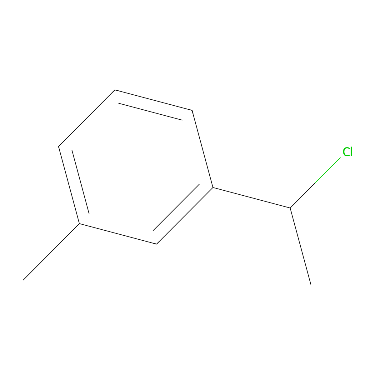 1-(1-Chloroethyl)-3-methylbenzene molecular structure, CAS 19935-78-5