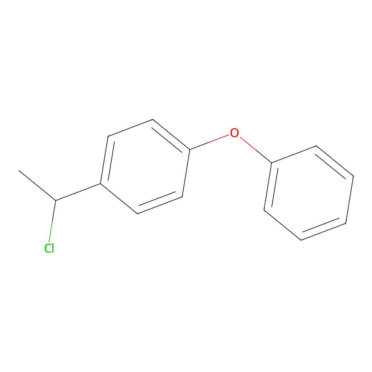 1-(1-Chloroethyl)-4-phenoxybenzene molecular structure, CAS 19935-80-9