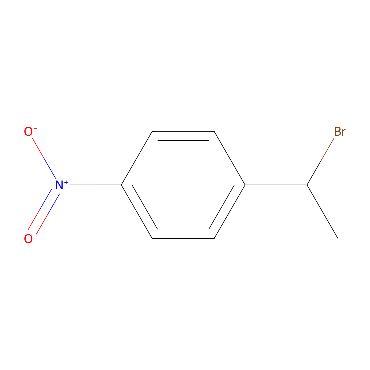 1-(1-Bromoethyl)-4-nitrobenzene molecular structure, CAS 19935-81-0