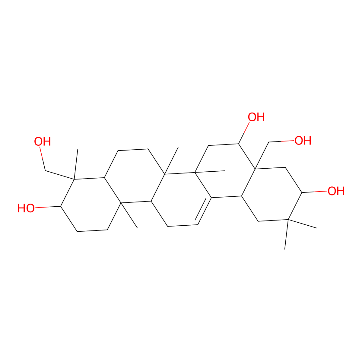 Gymnestrogenin molecular structure, CAS 19942-02-0