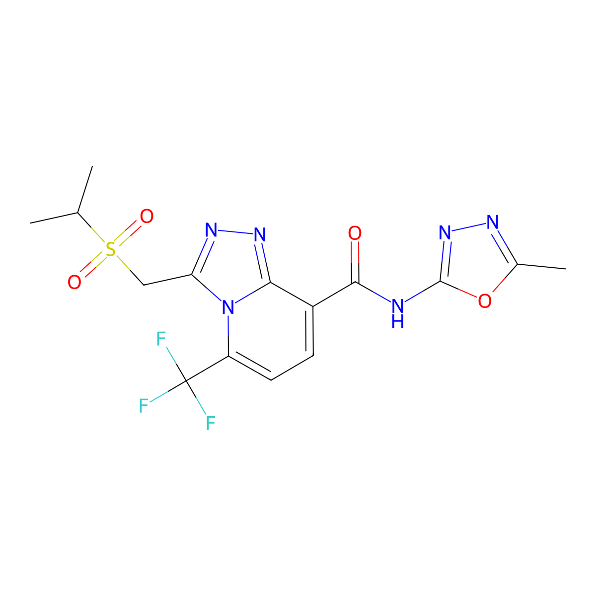 Iptriazopyrid molecular structure, CAS 1994348-72-9