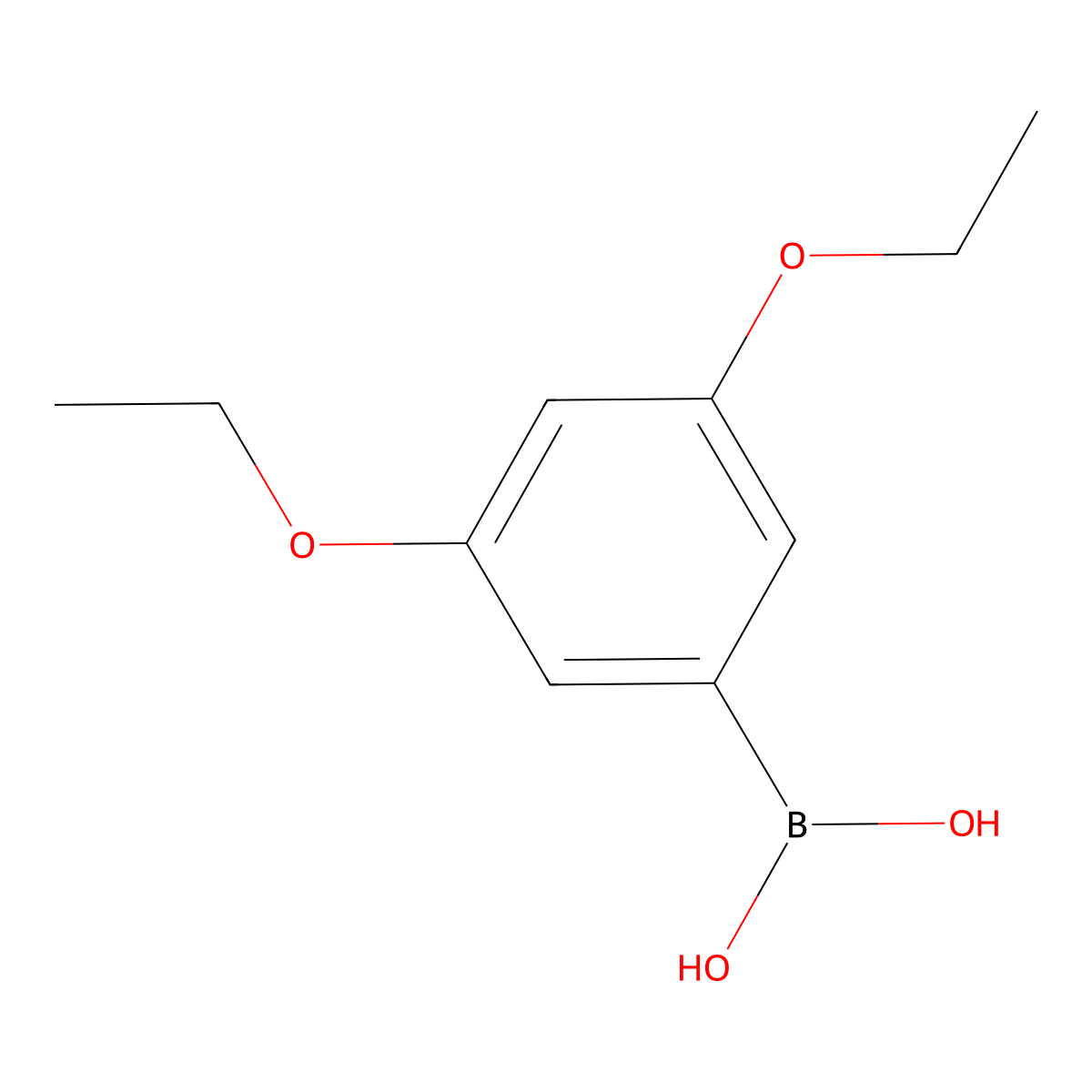 (3,5-Diethoxyphenyl)boronic acid molecular structure, CAS 1994362-95-6