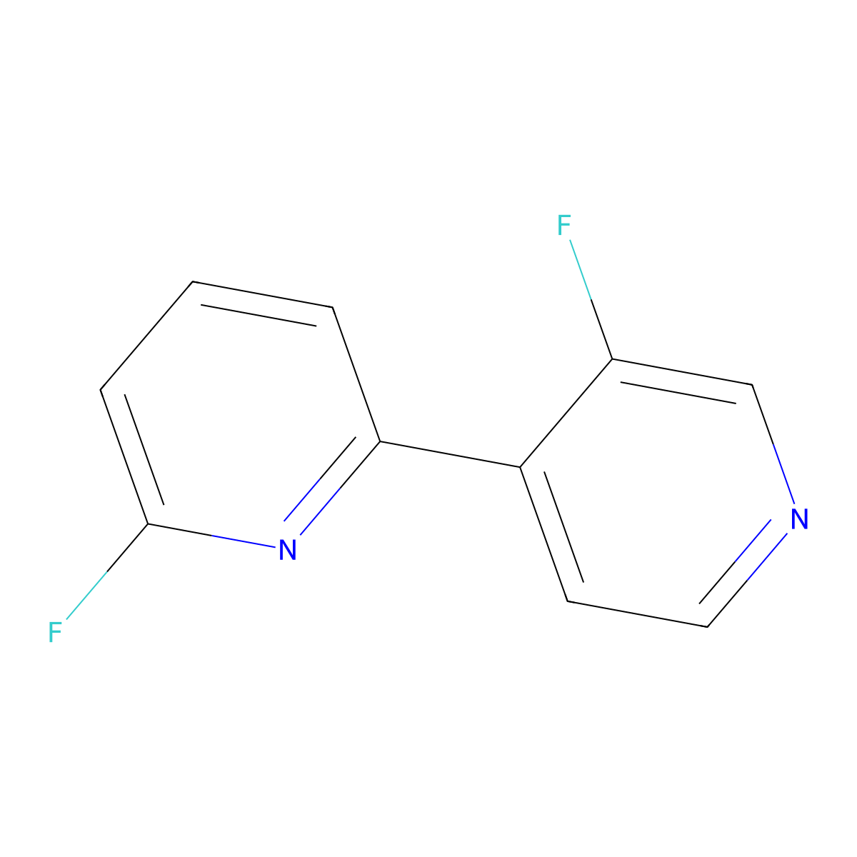 3',6-Difluoro-2,4'-bipyridine molecular structure, CAS 1994444-46-0