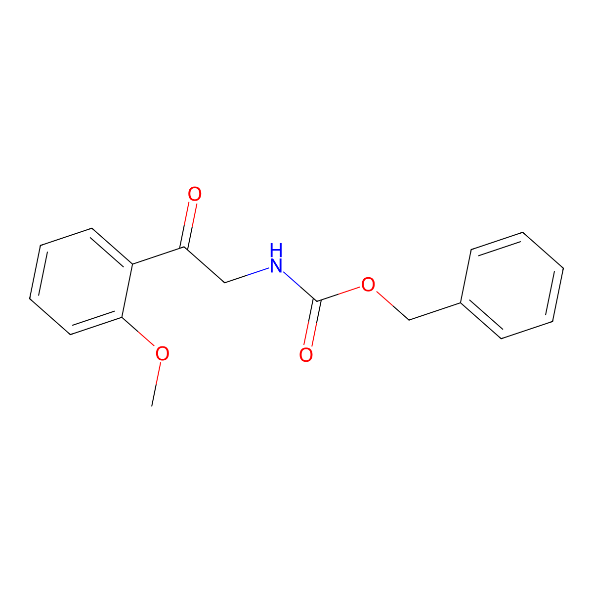 benzyl N-[2-(2-methoxyphenyl)-2-oxoethyl]carbamate molecular structure, CAS 1994664-41-3