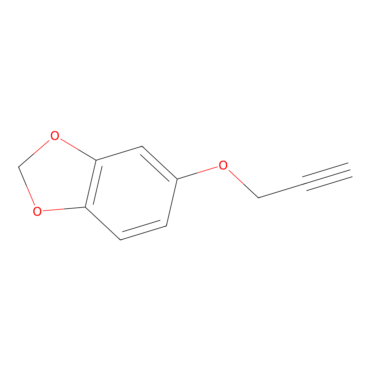 5-(2-Propynyloxy)-1,3-benzodioxole molecular structure, CAS 19947-80-9