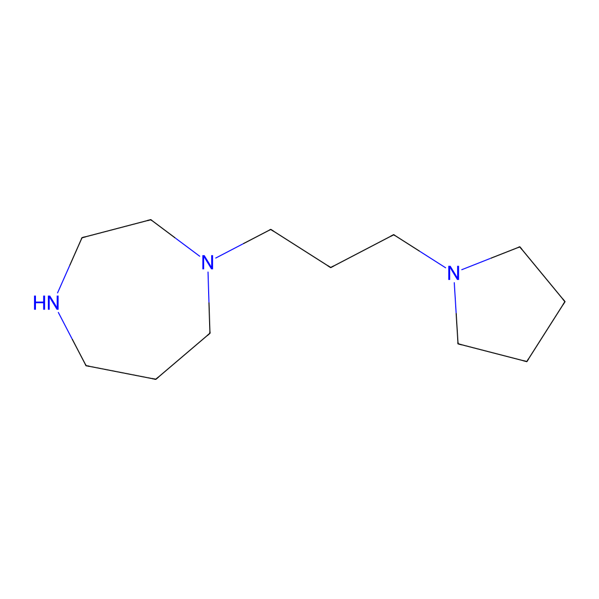 1-[3-(Pyrrolidin-1-yl)propyl]-1,4-diazepane molecular structure, CAS 199475-39-3