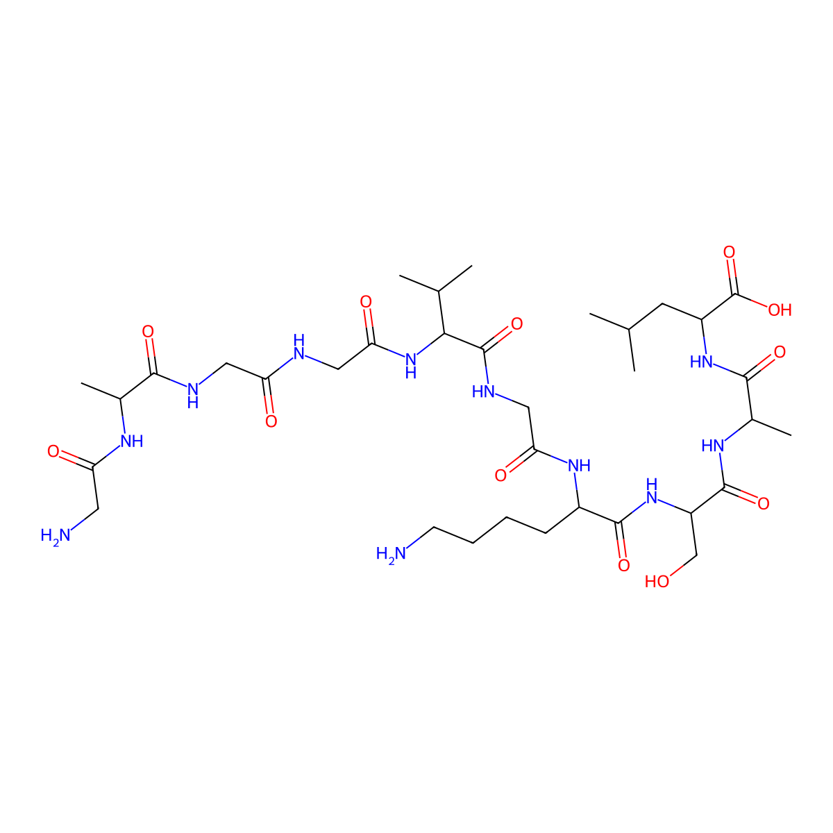Gaggvgksal molecular structure, CAS 199477-18-4
