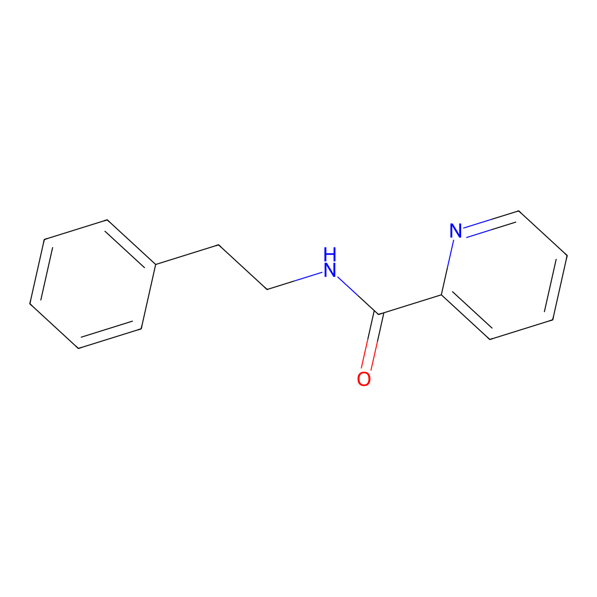 N-Phenethylpicolinamide molecular structure, CAS 199477-91-3