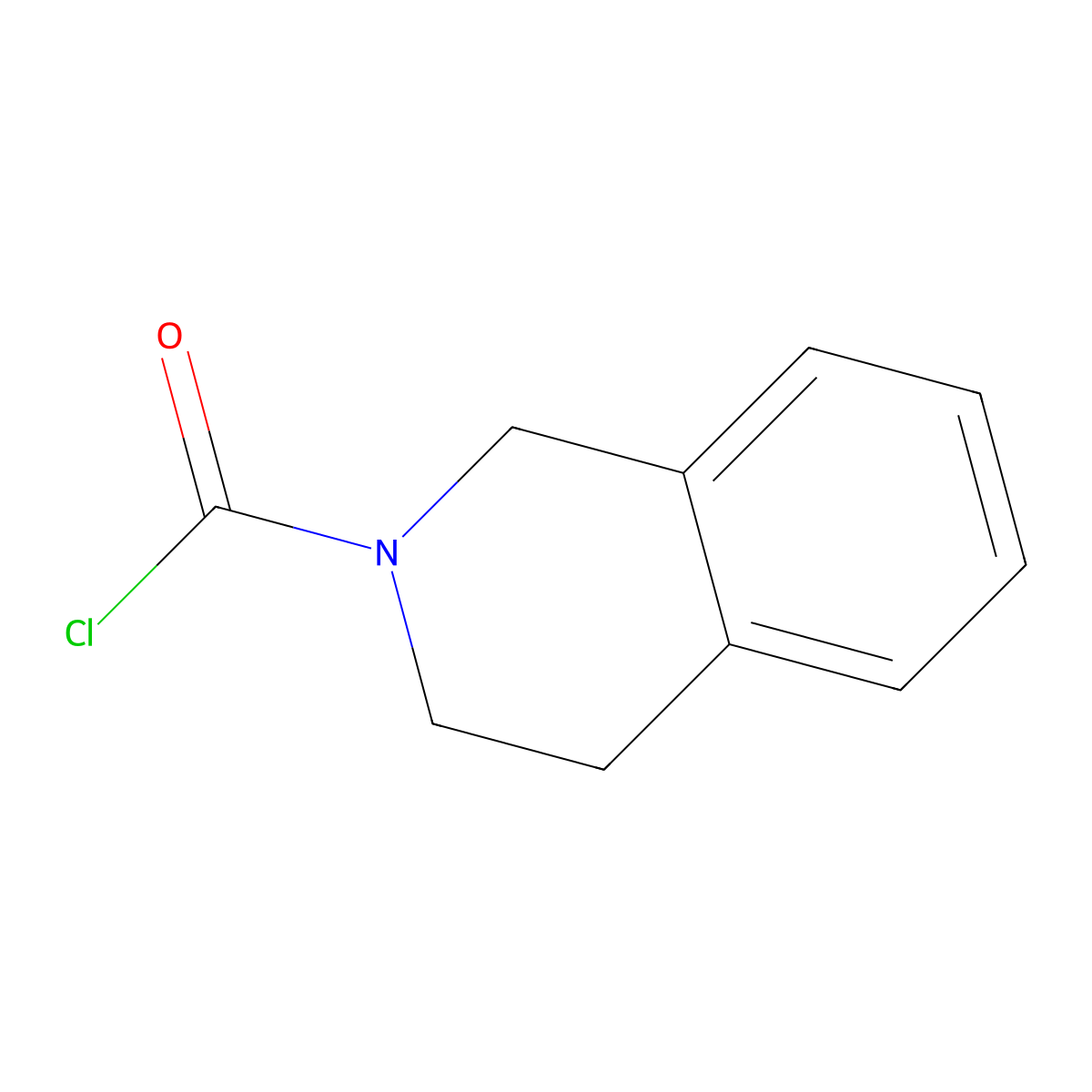 3,4-Dihydroisoquinoline-2(1H)-carbonyl chloride molecular structure, CAS 199480-42-7