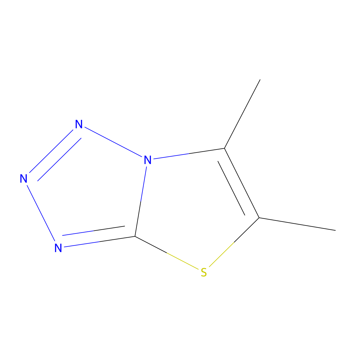 Dimethyl-[1,2,3,4]tetrazolo[5,1-b][1,3]thiazole molecular structure, CAS 19949-03-2