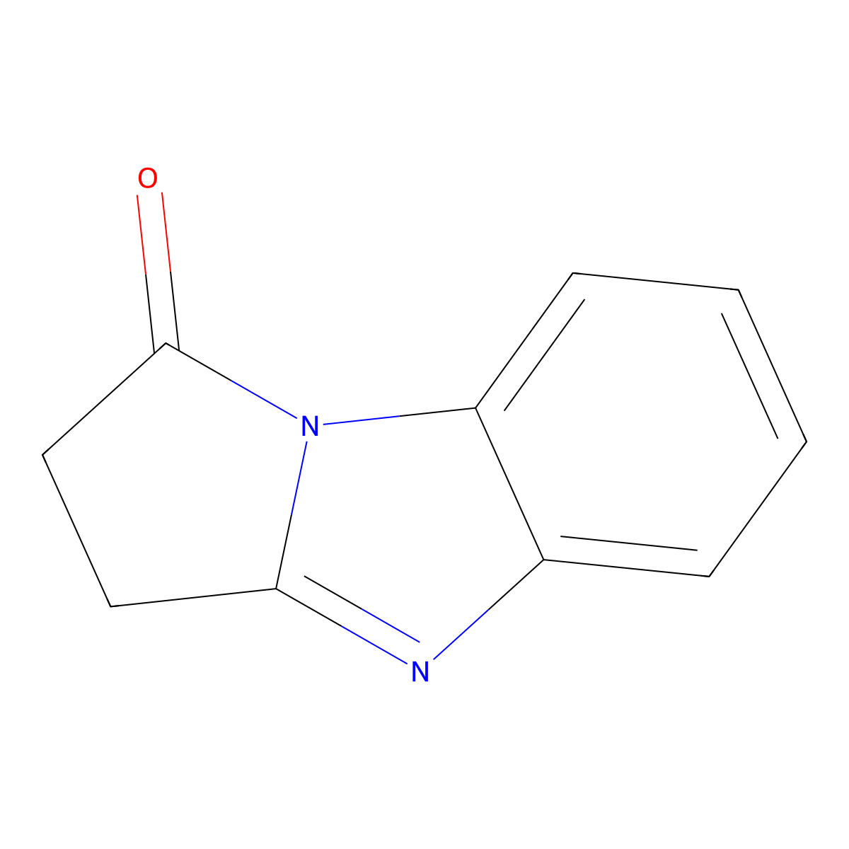 2,3-Dihydropyrrolo[1,2-a]benzimidazol-1-one molecular structure, CAS 19950-82-4