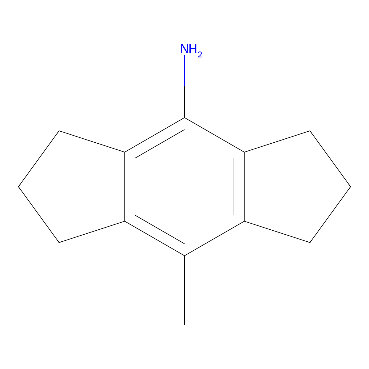 8-Methyl-1,2,3,5,6,7-hexahydro-s-indacen-4-amine molecular structure, CAS 1995072-66-6