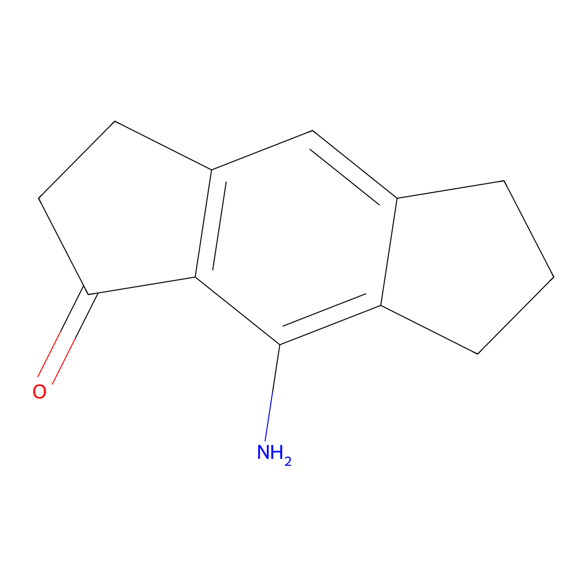 8-Amino-1,2,3,5,6,7-hexahydro-s-indacen-1-one molecular structure, CAS 1995073-30-7