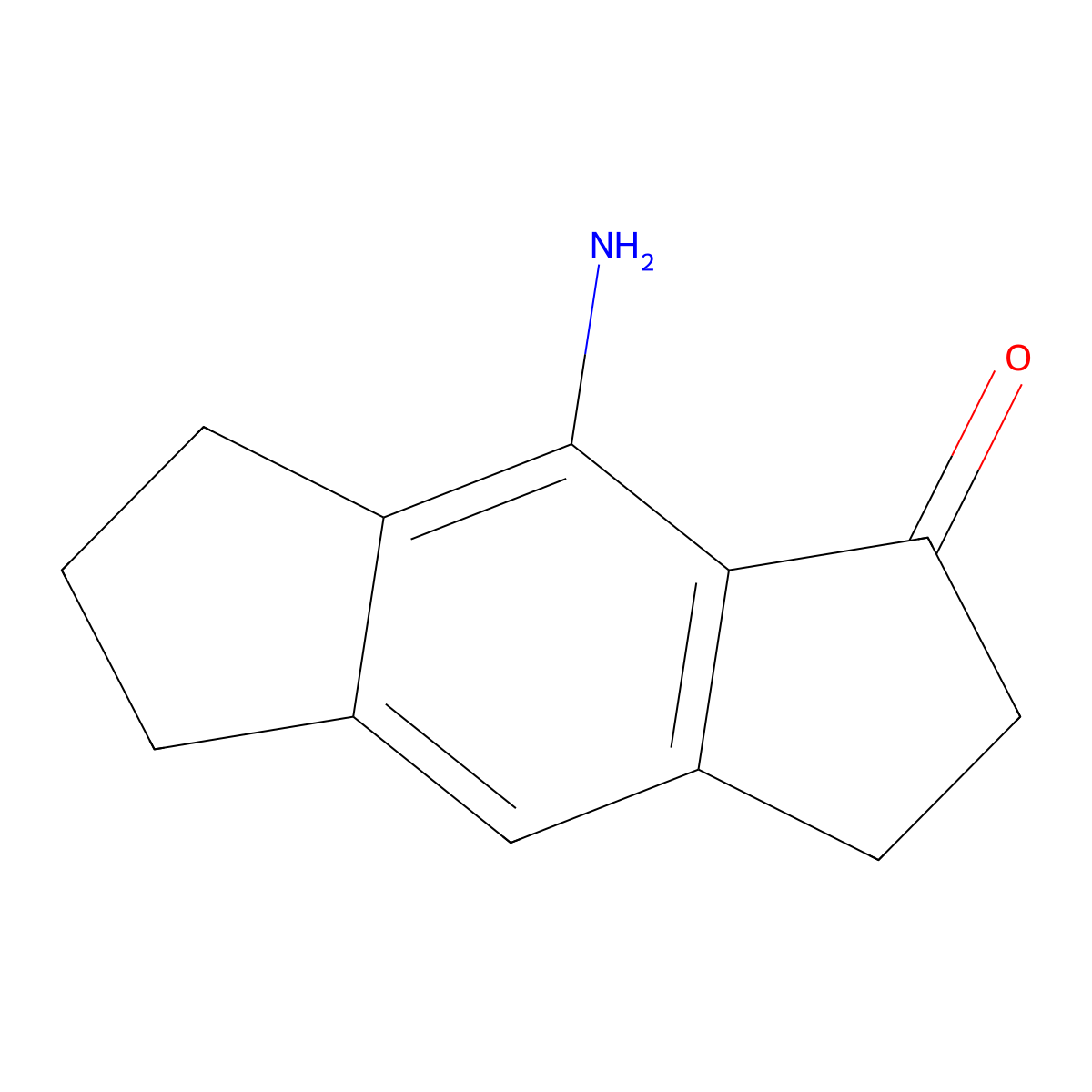 8-Amino-1,2,3,5,6,7-hexahydro-s-indacen-1-one molecular structure, CAS 1995073-30-7