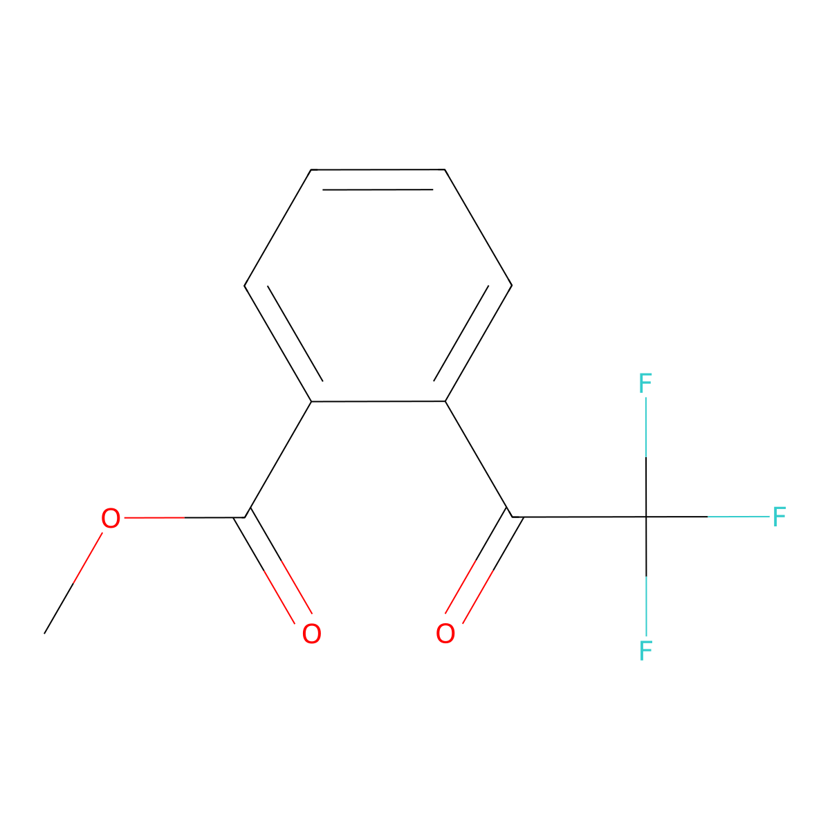 Methyl 2-(trifluoroacetyl)benzoate molecular structure, CAS 199521-89-6