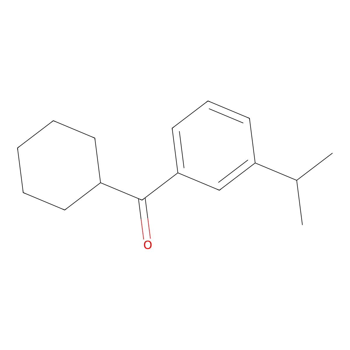 Cyclohexyl(3-isopropylphenyl)methanone molecular structure, CAS 1995305-04-8