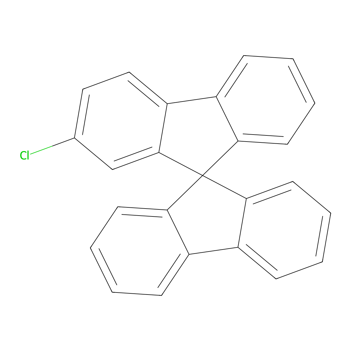 2-Chloro-9,9'-spirobi[fluorene] molecular structure, CAS 1995886-78-6