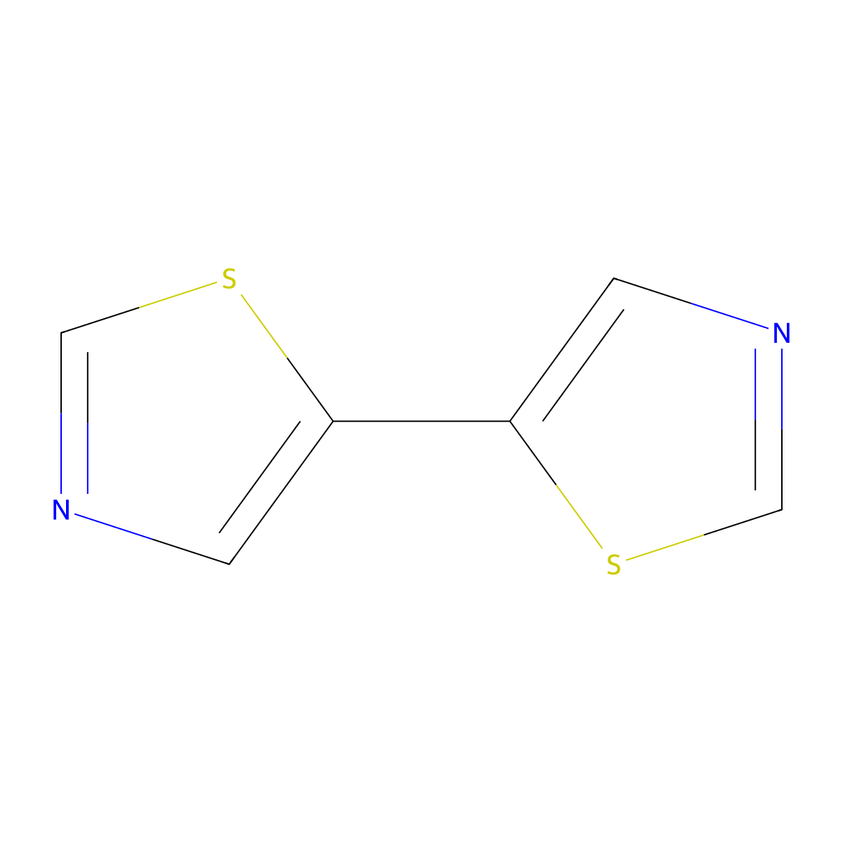 5-(1,3-Thiazol-5-yl)-1,3-thiazole molecular structure, CAS 19960-72-6