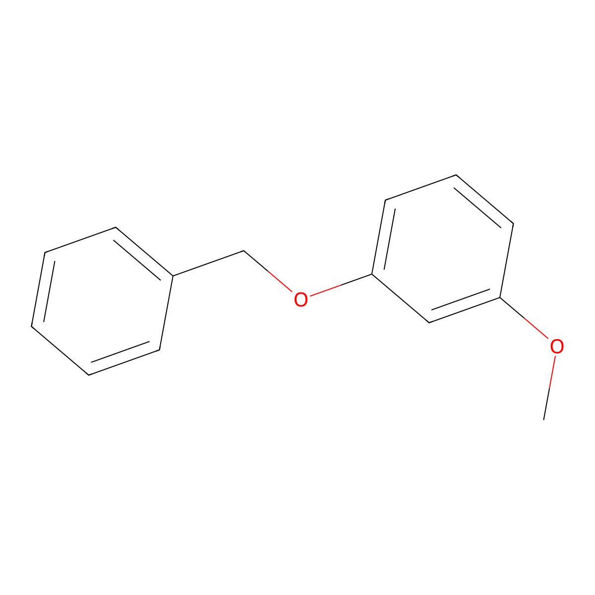 Benzyl 3-methoxyphenyl ether molecular structure, CAS 19962-23-3
