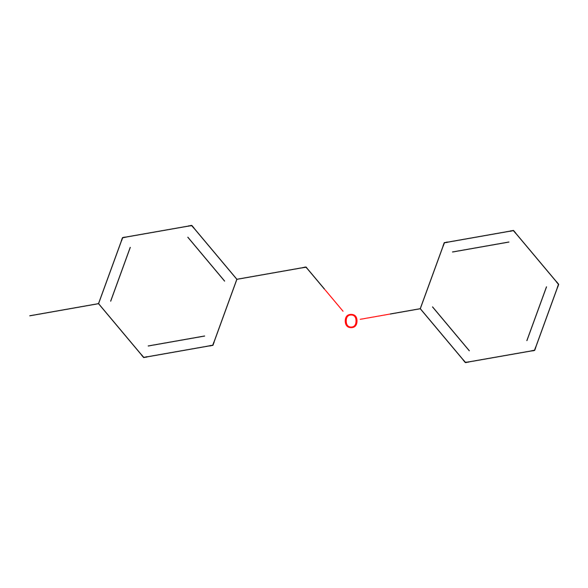 1-Methyl-4-(phenoxymethyl)benzene molecular structure, CAS 19962-27-7