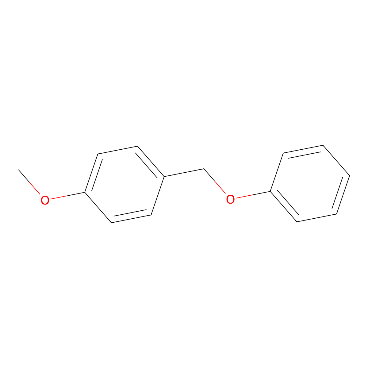 1-Methoxy-4-(phenoxymethyl)benzene molecular structure, CAS 19962-28-8