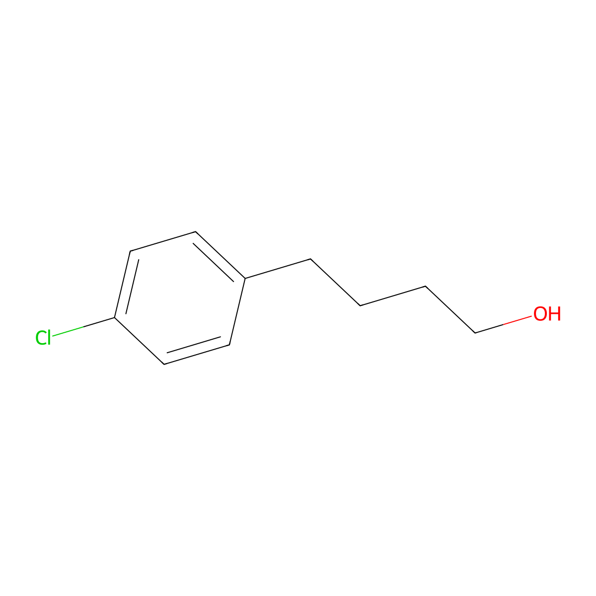 4-(4-Chlorophenyl)butan-1-ol molecular structure, CAS 19967-22-7
