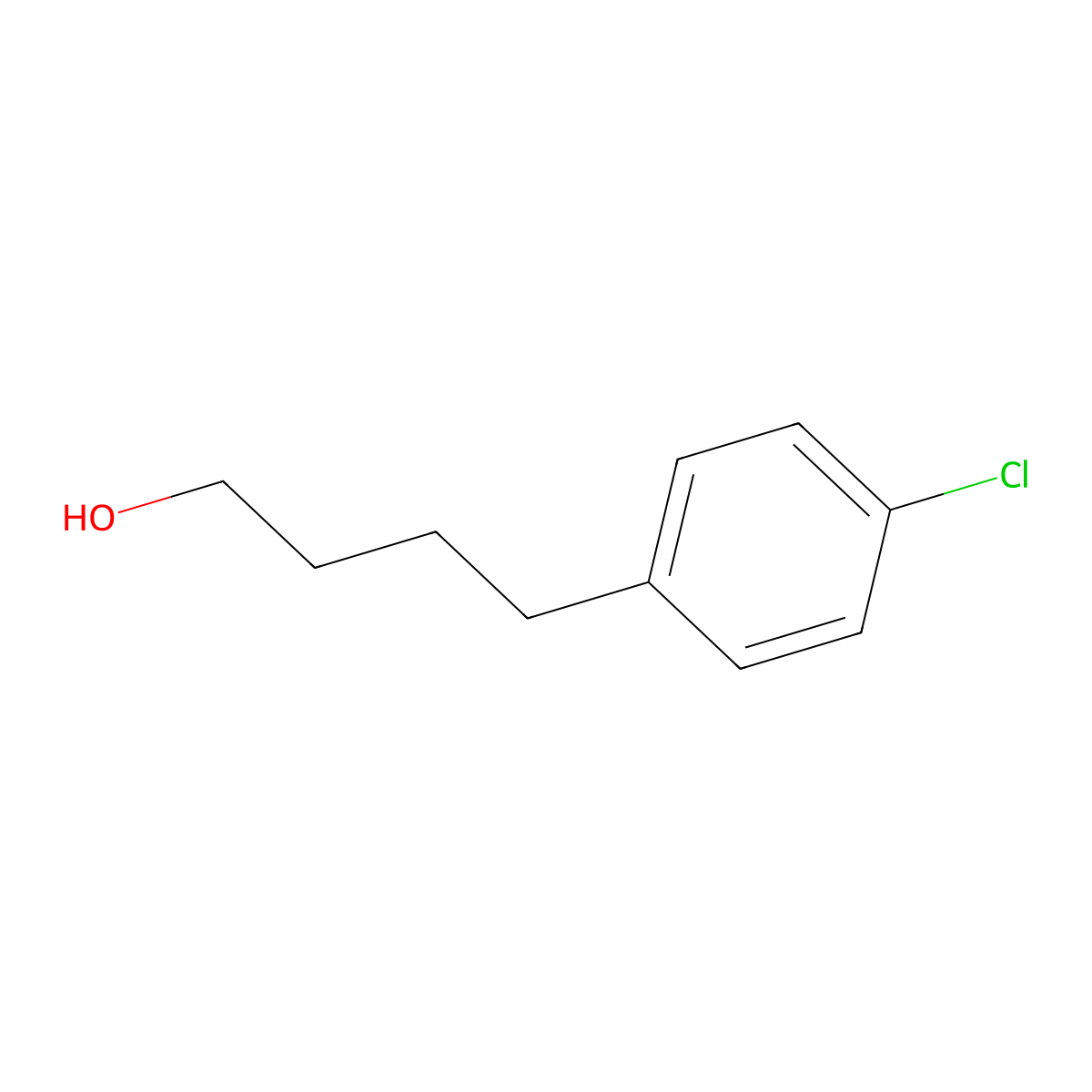 4-(4-Chlorophenyl)butan-1-ol molecular structure, CAS 19967-22-7