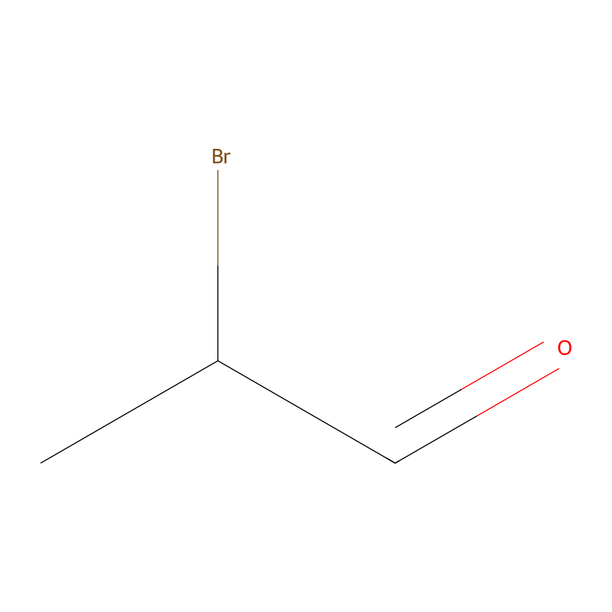2-Bromopropanal molecular structure, CAS 19967-57-8