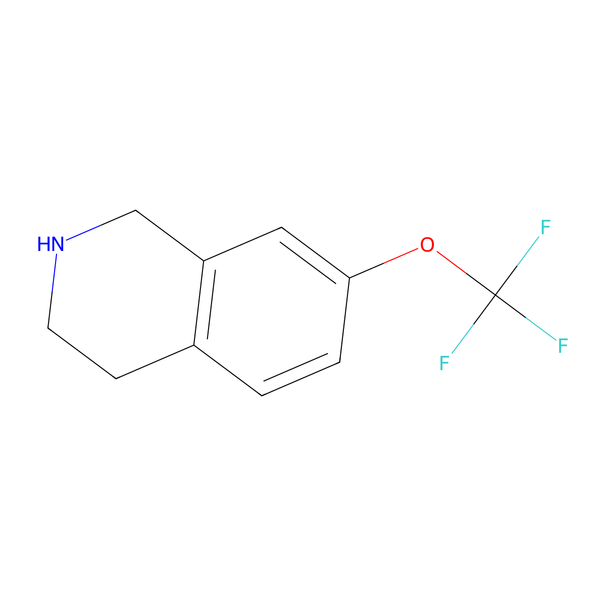 7-(Trifluoromethoxy)-1,2,3,4-tetrahydroisoquinoline molecular structure, CAS 199678-30-3
