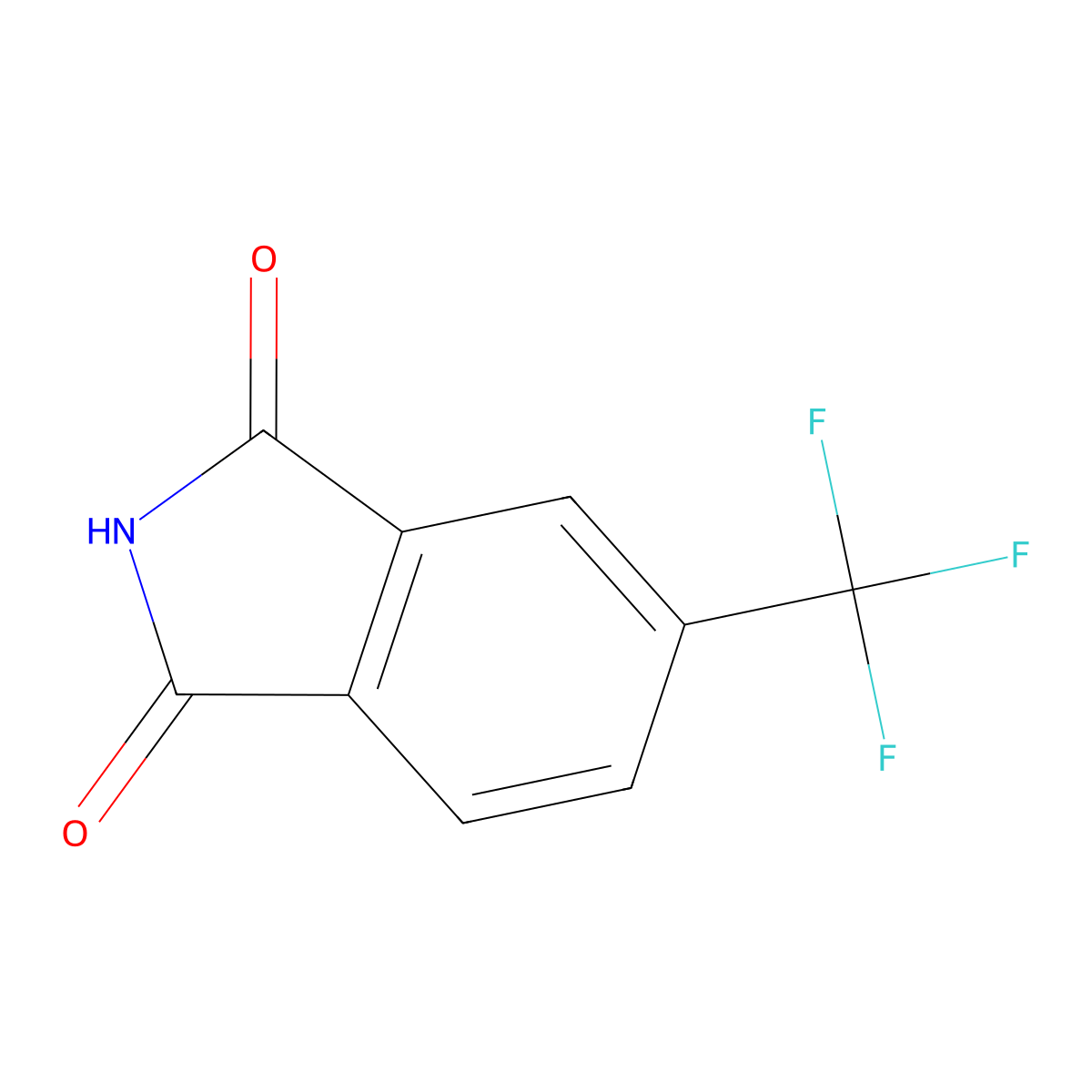 5-(Trifluoromethyl)isoindoline-1,3-dione molecular structure, CAS 1997-41-7
