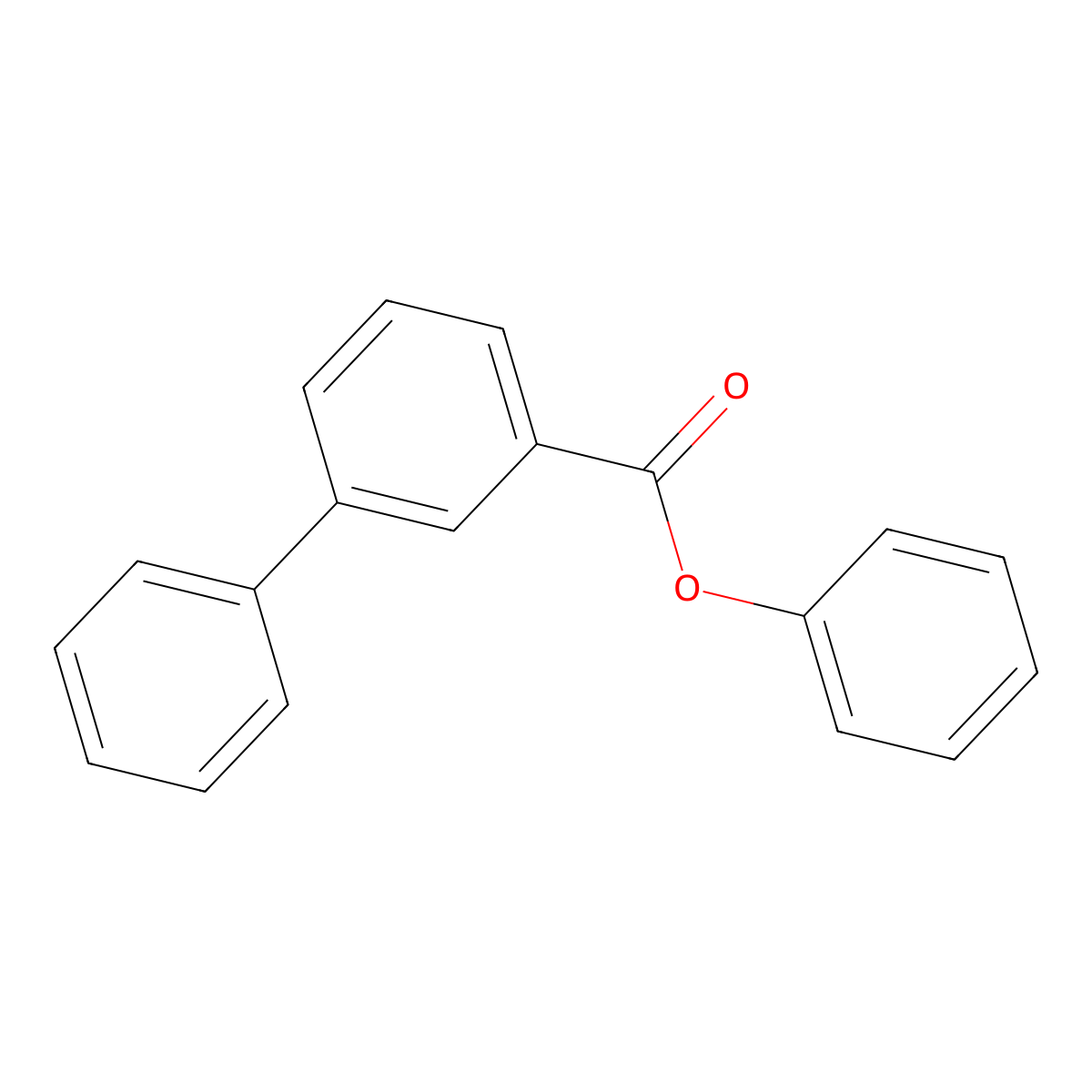 Phenyl [1,1'-biphenyl]-3-carboxylate molecular structure, CAS 1997317-90-4
