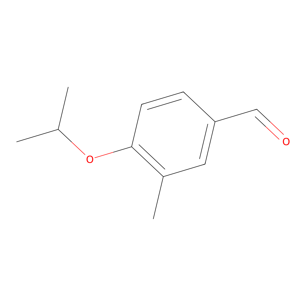 4-Isopropoxy-3-methylbenzaldehyde molecular structure, CAS 199743-06-1