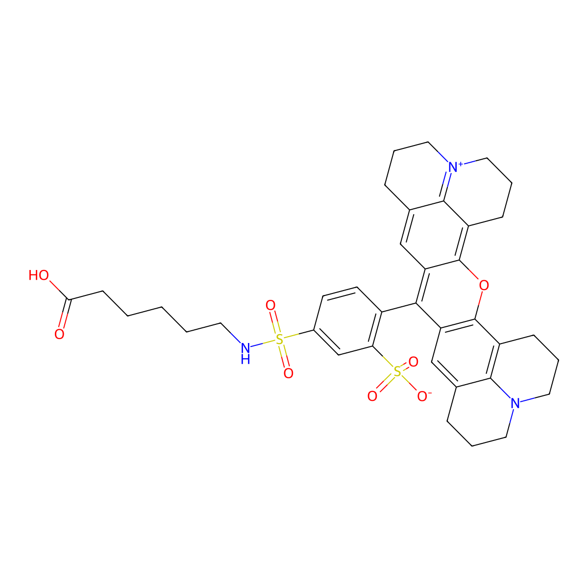 texas red-X molecular structure, CAS 199745-67-0