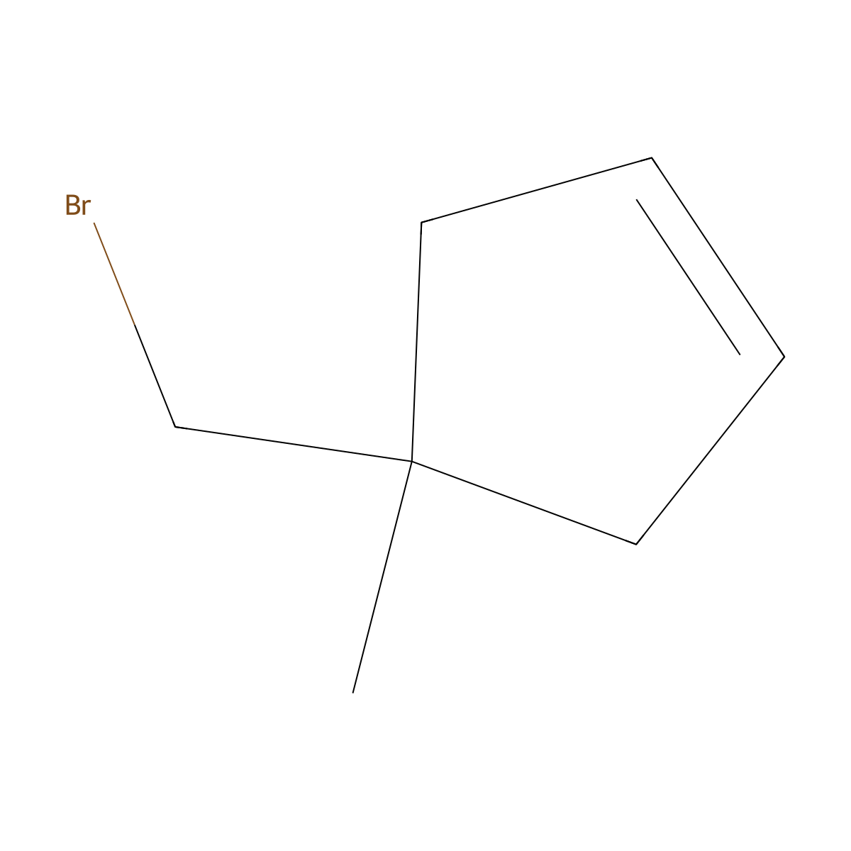 4-(Bromomethyl)-4-methylcyclopent-1-ene molecular structure, CAS 1997748-73-8
