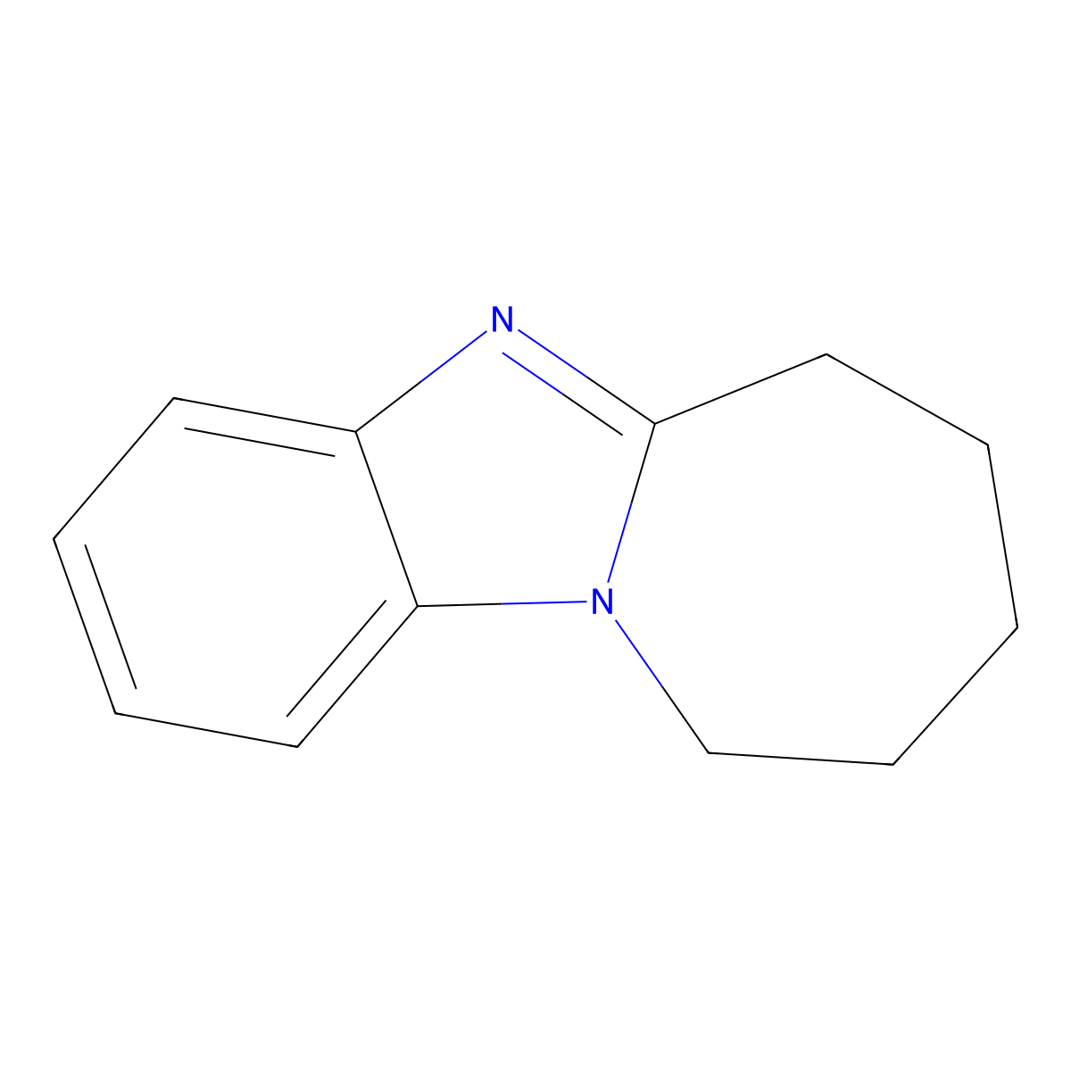 7,8,9,10-tetrahydro-6H-azepino[1,2-a]benzimidazole molecular structure, CAS 19979-46-5