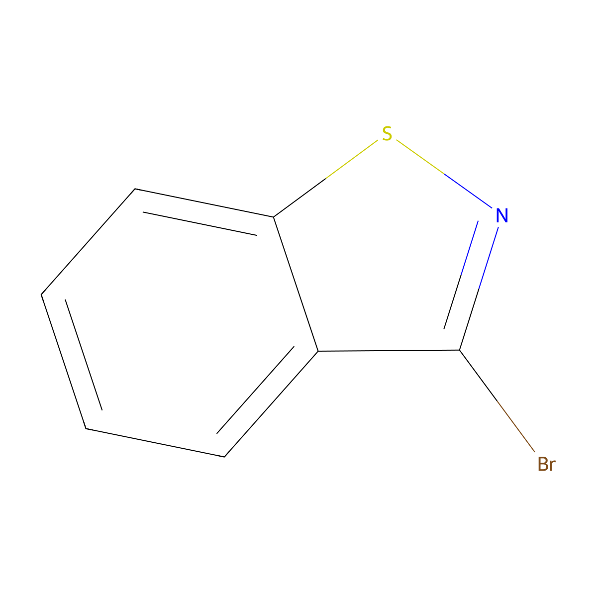 3-Bromobenzo[d]isothiazole molecular structure, CAS 19983-38-1