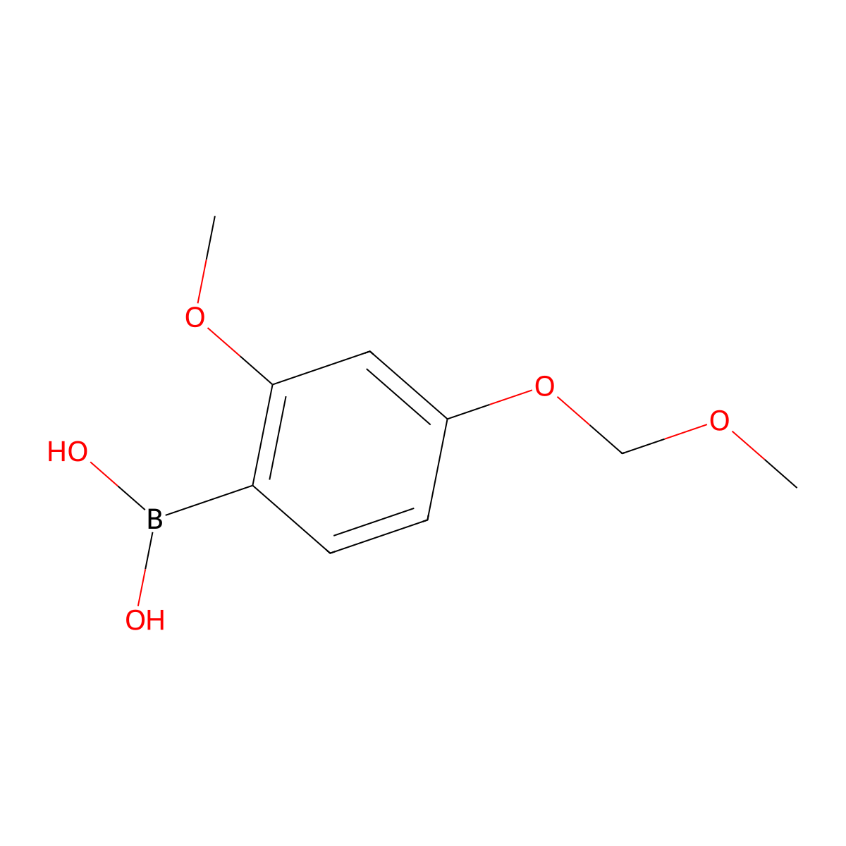 2-Methoxy-4-methoxymethoxyphenylboronic acid molecular structure, CAS 199858-19-0