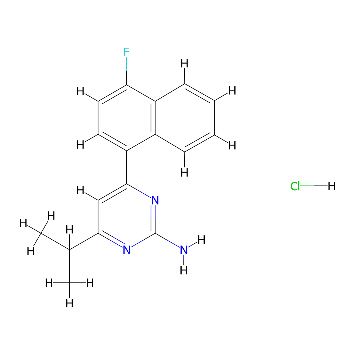 RS-127445 Hydrochloride molecular structure, CAS 199864-86-3