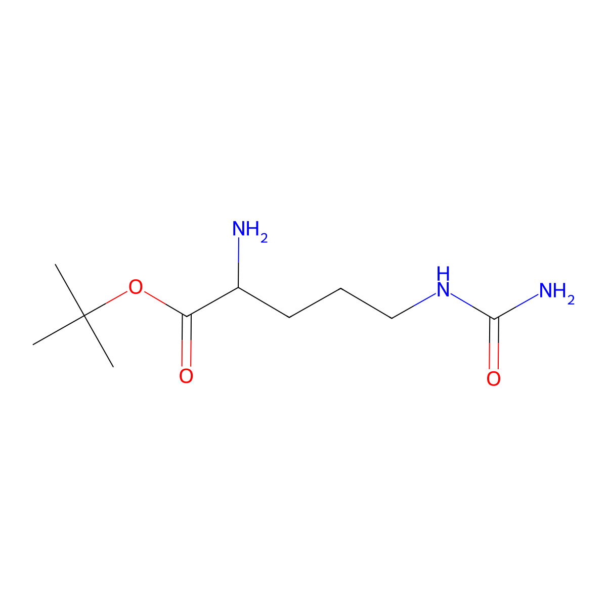 H-Cit-OtBu molecular structure, CAS 1998701-43-1
