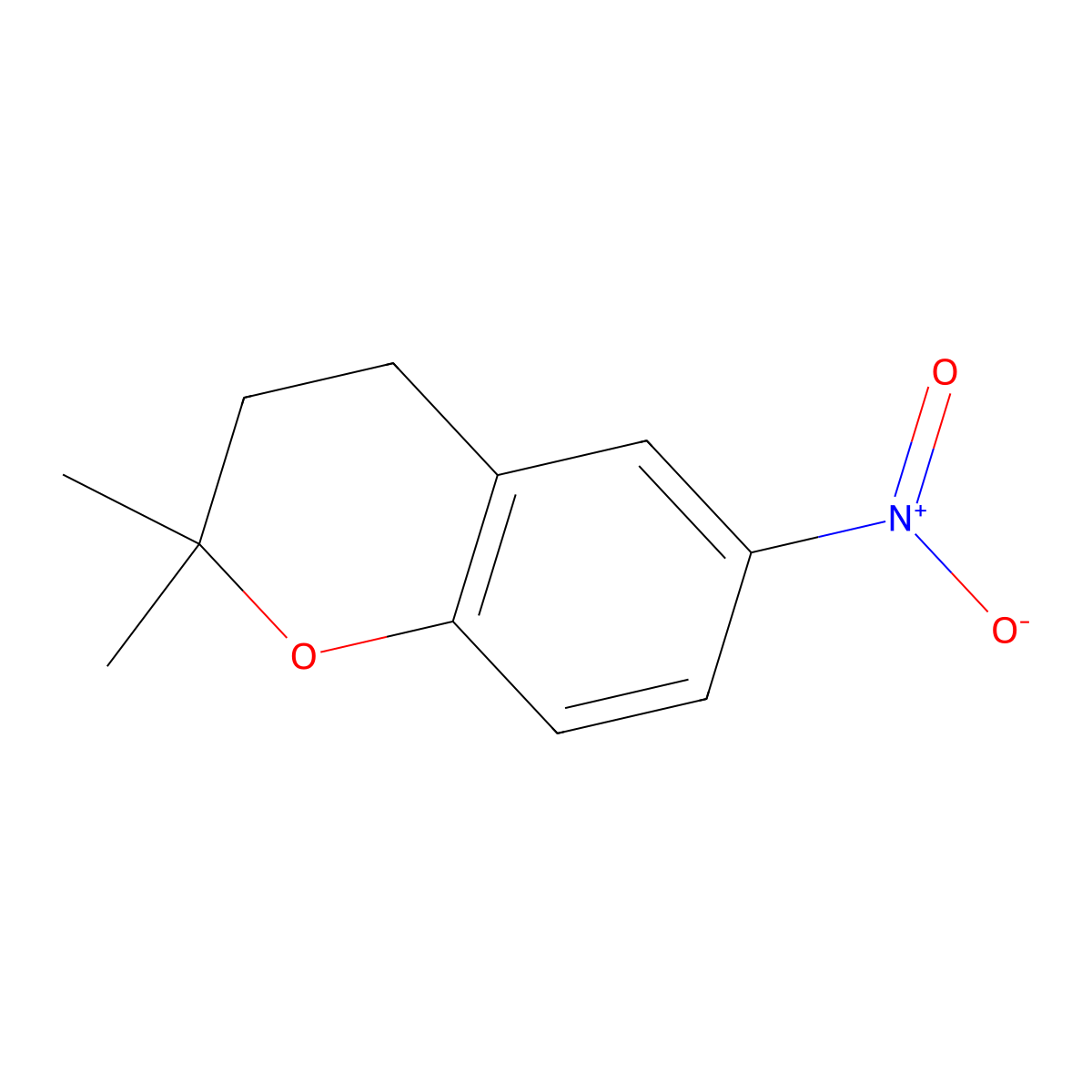 2,2-Dimethyl-6-nitro-chromane molecular structure, CAS 19989-17-4